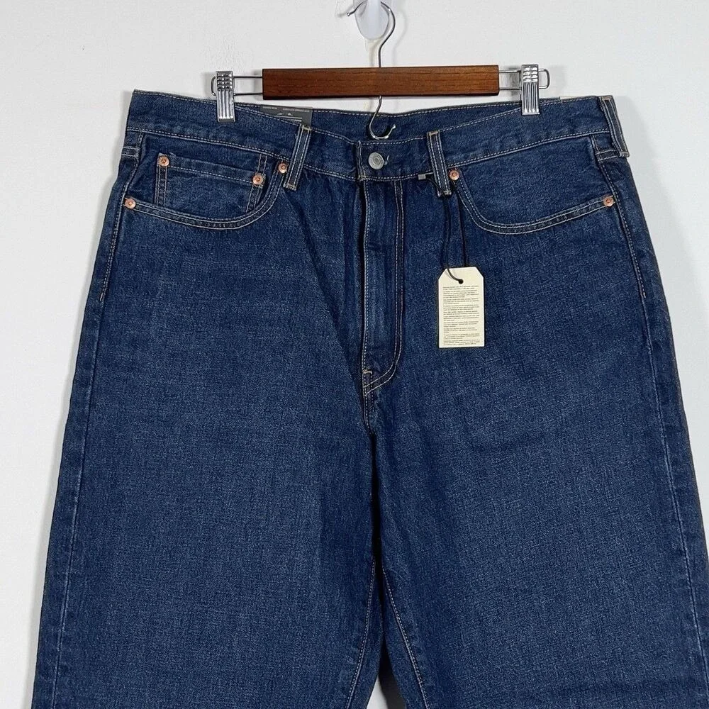 Levis Premium‎ 568 Stay Loose Jeans Mens Sz 36x32 Blue Denim 100% Cotton